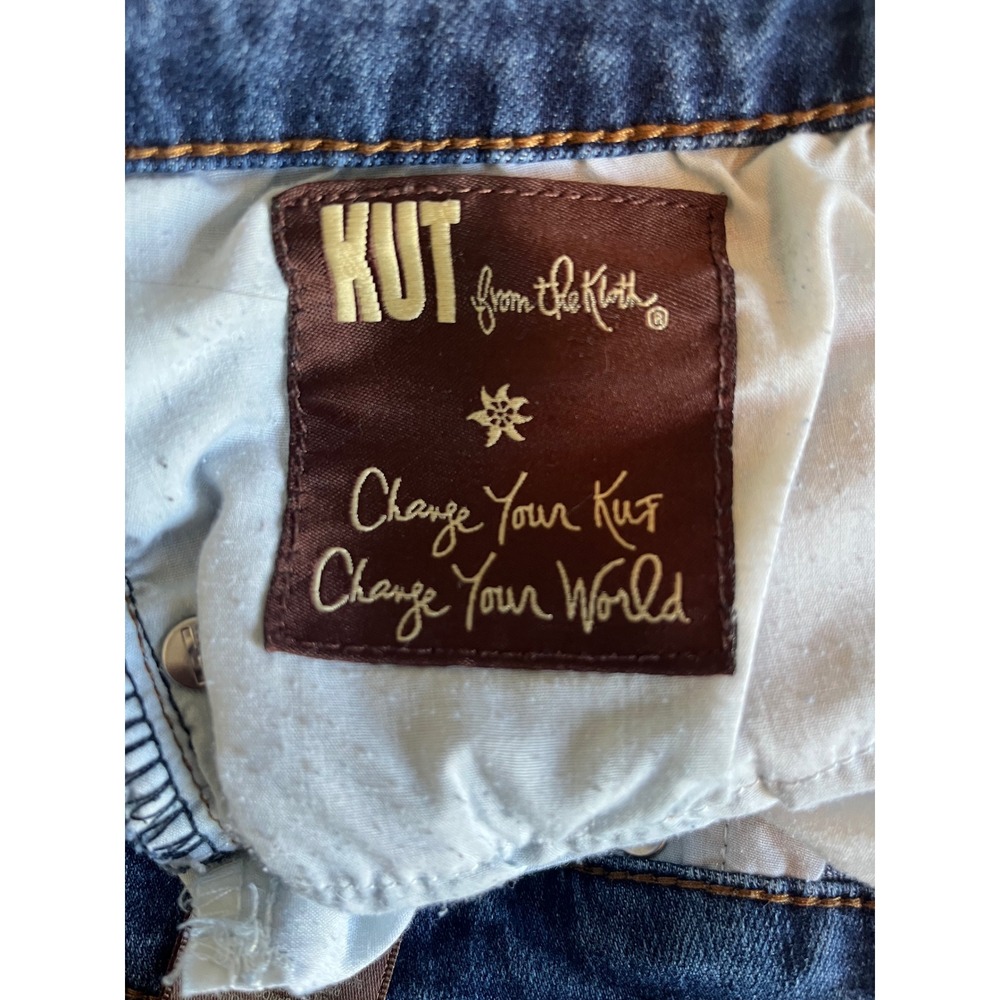 Kut from the Kloth Blue Denim Jean Shorts - Picture 6 of 10